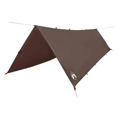 (brown, x cm) vidaXL Camping Tarp Outdoor Tarpaulin Shelter Sunshade Tent Tarp Waterproof