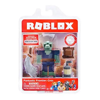 Roblox Fantastic Frontier: Croc Single Figure Core Pack with Exclusive Virtual Item Code