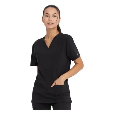 Dickies EDS Essentials Men & Women Scrubs Top V-Neck DK619 Black