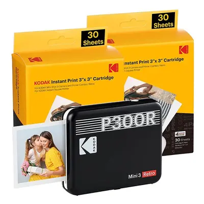 KODAK MINI SHOT ERA BLACK 3X3 + 60SHEETS