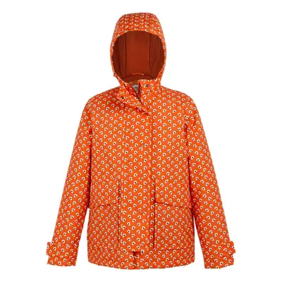 (10 UK, Red) Regatta Womens/Ladies Orla Kiely Clover Mid Length Waterproof Jacket