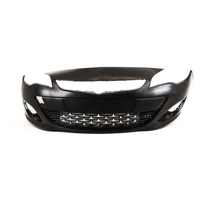 Vauxhall Astra J 5Dr Front Bumper With Lower Grille Primed No Pdc Or Washer Holes