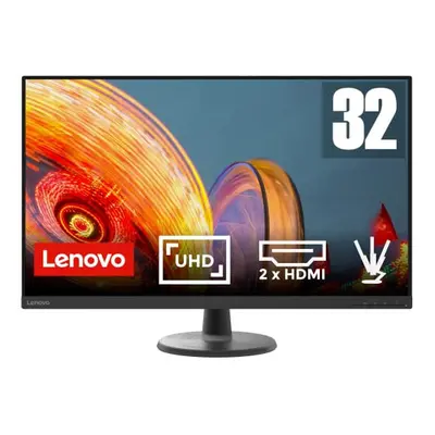 Lenovo D32u-40 4K UHD Monitor - HDMI, DisplayPort, ms