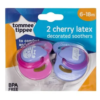 TOMME TIPPEE Essentials Cherry Latex Soother Count 6-18M Assorted