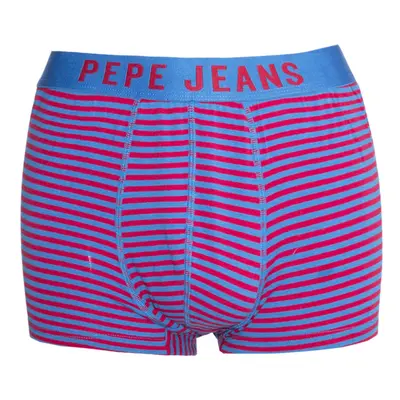 (Rugby Red, M) Pepe Jeans Men'S Designer Casual Boxers Trunks Shorts Pack Cotton New 'Irving'