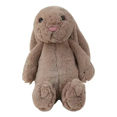 (80CM, brown) Large Tulip Bunny Soft Toy Stuffed Doll Plush Comforter Toy