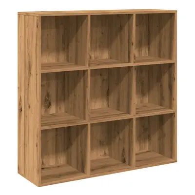 (artisan oak) vidaXL Book Cabinet Highboard Storage Book Rack Bookshelf Engineered Wood