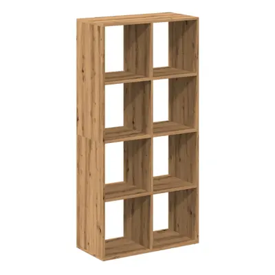 (artisan oak, 69.5 x x 137.5 cm) vidaXL Room Divider Bookcase Book Rack Bookshelf Engineered Woo