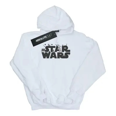 (9-11 Years, White) Star Wars Boys Minimalist Logo Hoodie