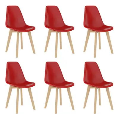 (red, pcs) vidaXL Dining Chairs Dinner Room Seat Resturant Kitchen Chair Dinner Chair