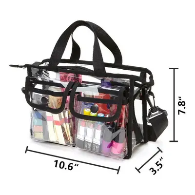 (S) PVC Ladies Handbag Large Capacity Transparent Messenger Bag Beach Waterproof Special Bag Out