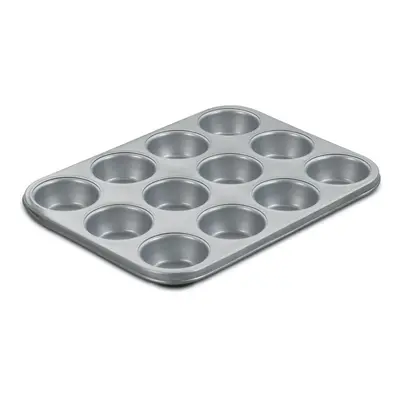 Cuisinart Chef's Classic Nonstick Bakeware 12-Cup Muffin Pan Silver