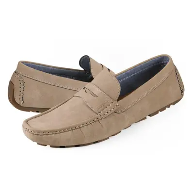 Tommy Hilfiger Men's AMILE Penny Loafer Taupe 10.5