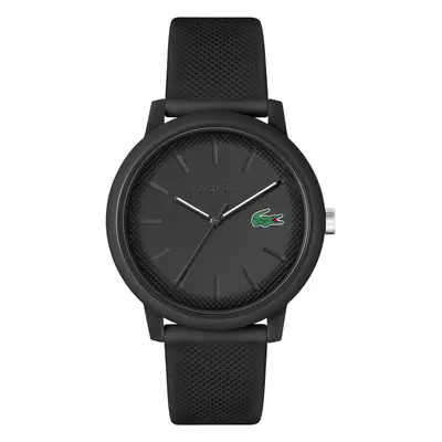 Lacoste.12.12 Men's Quartz Plastic and Silicone Strap Watch Color: Bl