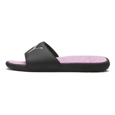 PUMA Women's Cool CAT 2.0 Sport WNS Slide Sandal Black White-Knockout