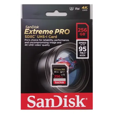 SanDisk 256GB Extreme PRO SDXC UHS-I Card (SDSDXXG-256G-GN4IN)