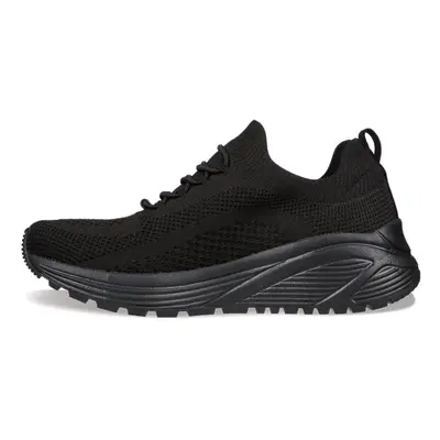 Skechers womens Bobs Sparrow 2.0- Allegiance Crew Black/Black 7.5