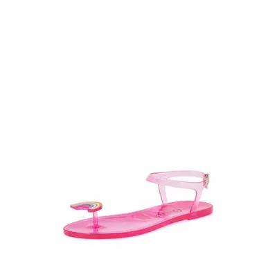 Katy Perry Women's The Geli Flat Sandal Pink Rainbow Amazon Exclusive