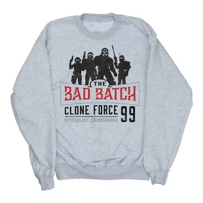 (3XL, Sports Grey) Star Wars Mens The Bad Batch Clone Force Sweatshirt