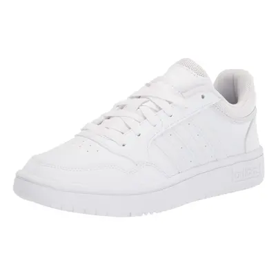 adidas Women's Hoops 3.0 Low Top Basketball Shoe White/White/Dash Gre