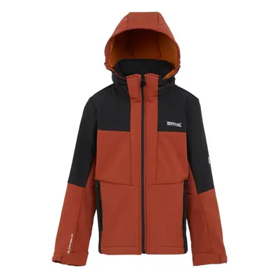 (3-4 Years, Red Ochre/Black) Regatta Childrens/Kids Haydenbury II Soft Shell Jacket