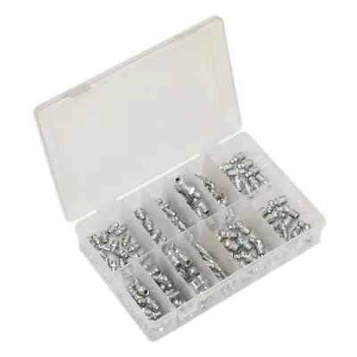 130 Pc Grease Nipple Assortment - Straight & Degree - Metric BSP & UNF