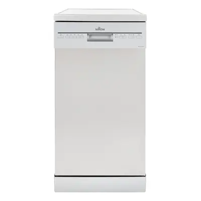 Willow 45cm Inox Slimline Dishwasher, Half Load, Place Settings