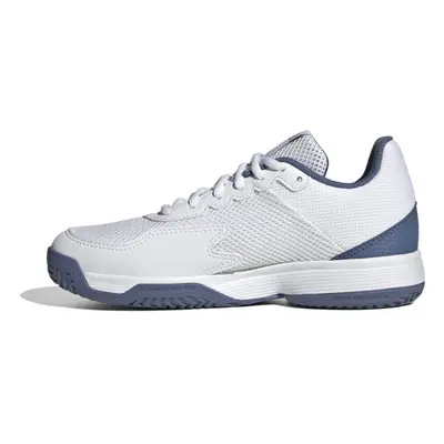 adidas Court Flash Tennis Sneaker White/Black/Crew Blue US Unisex