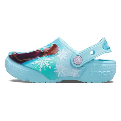 Crocs Kids' Disney Frozen Clog Shoes for Girls Ice Blue Toddler