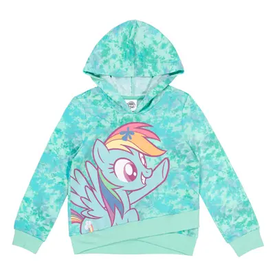 My Little Pony Rainbow Dash Big Girls French Terry Pullover Crossover