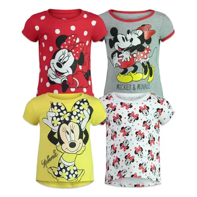 Disney Mickey Mouse Minnie Mouse Big Girls Pack T-Shirts