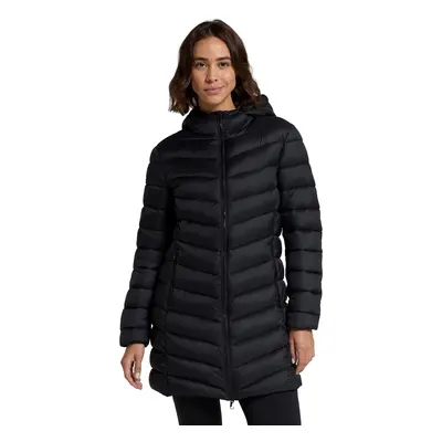 (10 UK, Jet Black) Animal Womens/Ladies Frankie Longline Padded Jacket