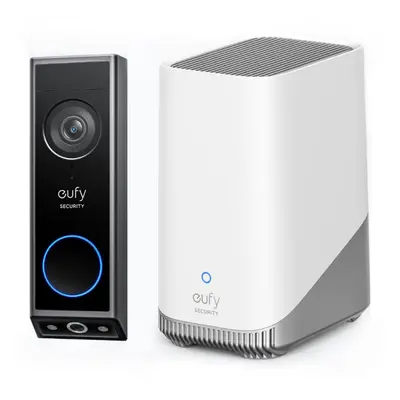 Eufy 2K Video Doorbell E340 8GB Local Storage with Chime Battery