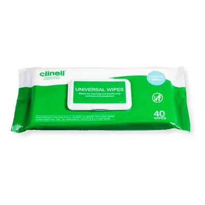 Clinell Universal Cleaning and Disinfectant Wipes for Surfaces - Pack of Wipes - Multi Purpose D