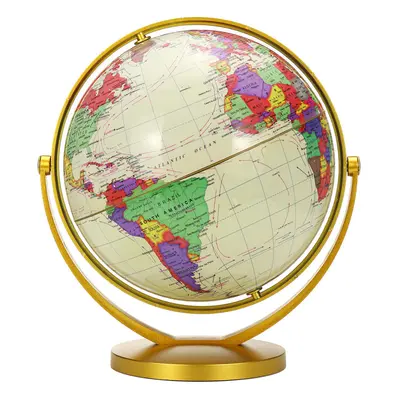 World Globe Map Rotating World Globe Earth Atlas Map Geography Education Toy