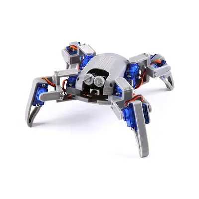 DIY Quadruped Spider Robot Kit STEM Crawling Robot for Programming