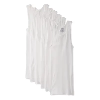 Fruit of the Loom Men's A-Shirt Multipack White Small