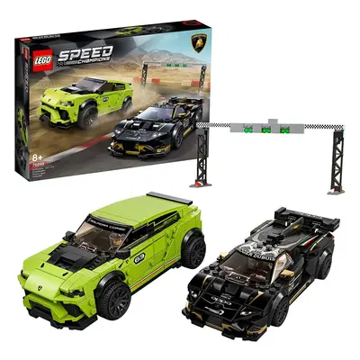 LEGO Speed Champions Lamborghini Urus ST-X & Lamborghini HuracÃ¡n Super Trofeo EVO Race Cars Set