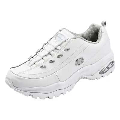 Skechers Sport Women's Premium-Premix Slip-On Sneaker White/Silver