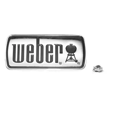 Weber Logo Label with Fastener