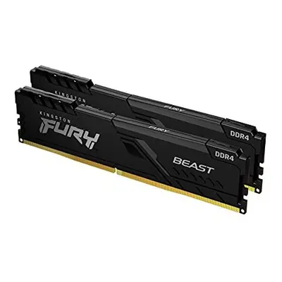 Kingston FURY Beast GB (2 x GB) MHz DDR4 CL16 Desktop Memory Kit of KF432C16BBK2/64