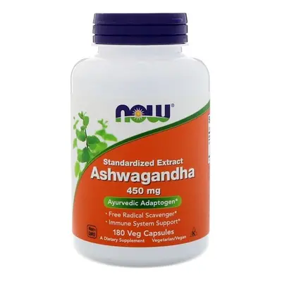 Now Foods, Ashwagandha, mg, Veg Capsules