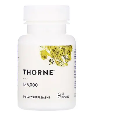 Thorne Research, D-5,000, Capsules