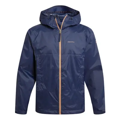 (L, Blue Navy) Craghoppers Mens National Trust Owler Packable Waterproof Jacket