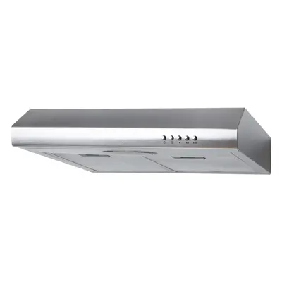 SIA STE50SS 50cm Stainless Steel Slimline Visor Cooker Hood Kitchen Extractor