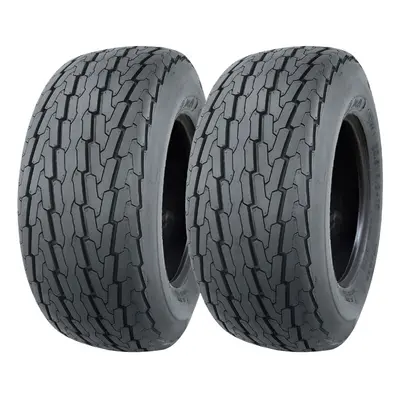 20.5x8.00-10 Trailer Tyres 4ply Road Legal 77M 412kg Load 205/65-10 (Set of 2)