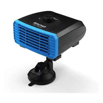 (Blue, 12V) 12/24V Multifunctional Car Heater Rotating Hot Cold Dual Use Overheat Protection