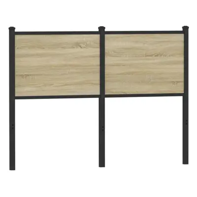 (sonoma, cm) vidaXL Headboard Bedroom Bed Headboard Bed Header Engineered Wood and Steel