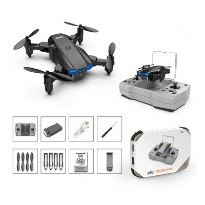 (Two Batteries, 4K Single Camera) WiFi FPV with 4K Camera Rolling Altitude Hold Foldable RC Quad