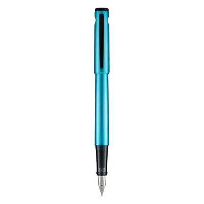 PILOT Explorer Lightweight Fountain Pen in Gift Box Includes CON-B Converter; Turquoise Barrel M